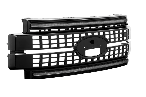 Morimoto - Morimoto FORD SD 17-19 GRILLE UNFINISHED WHT DRL - XBG05