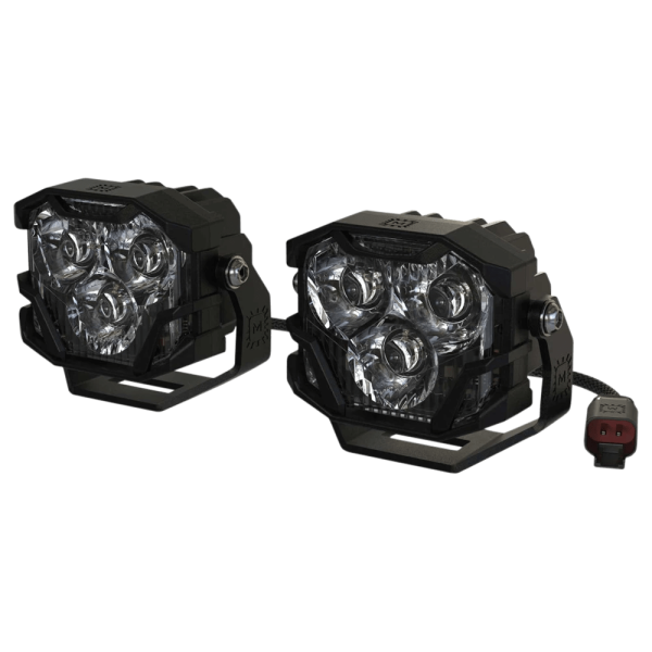 Morimoto Offroad - Morimoto Offroad 4B HXB LED PODS SPOT/WHITE SET - BAF007