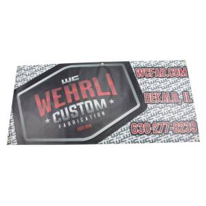 Wehrli Custom Fabrication Wehrli Custom Banner 28 x 60in - WCF100809