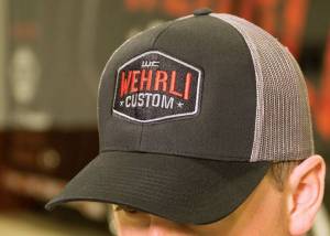 Wehrli Custom Fabrication - Wehrli Custom Fabrication Snap Back Hat Black/Charcoal Badge - WCF100681 - Image 4