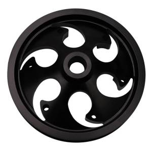 Wehrli Custom Fabrication - Wehrli Custom Fabrication Duramax Billet CP3 Pulley Deep Offset Anodized Black - WCF100271 - Image 2