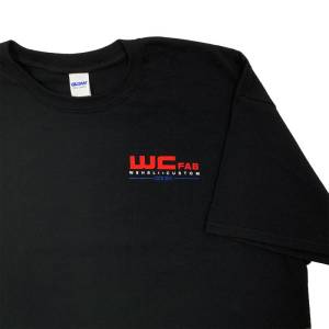 Wehrli Custom Fabrication - Wehrli Custom Fabrication Men's T-Shirt- Flag Logo Black - WCF100533 - Image 4