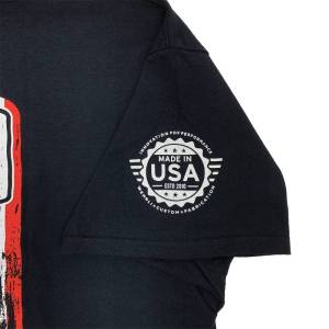 Wehrli Custom Fabrication - Wehrli Custom Fabrication Men's T-Shirt- Flag Logo Black - WCF100533 - Image 5