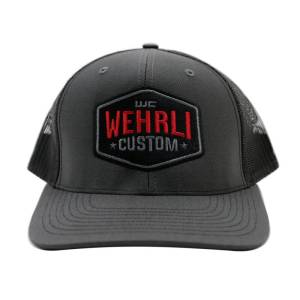 Wehrli Custom Fabrication - Wehrli Custom Fabrication Snap Back Hat Charcoal/Black Badge - WCF100746 - Image 2