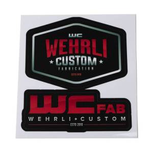 Wehrli Custom Fabrication - Wehrli Custom Fabrication Wehrli Custom Assorted Die Cut Sticker Sheet | - Image 2