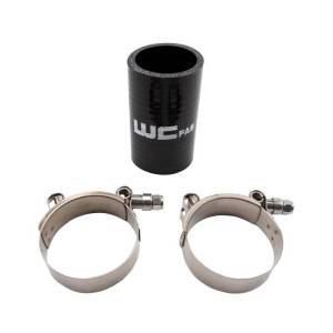 Wehrli Custom Fabrication 1.75" ID x 3.5" Long Silicone Boot and Clamp Kit - WCF207-114