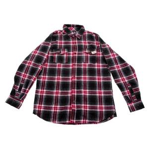 Wehrli Custom Fabrication - Wehrli Custom Fabrication Men's Flannel - Black, Red & White Plaid, Limited Edition - WCF101015 - Image 1