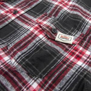 Wehrli Custom Fabrication - Wehrli Custom Fabrication Men's Flannel - Black, Red & White Plaid, Limited Edition - WCF101015 - Image 3