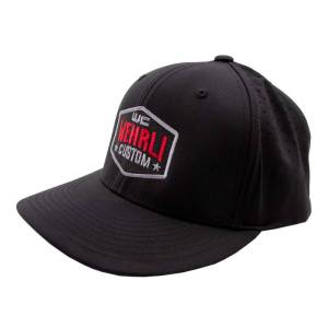 Wehrli Custom Fabrication FlexFit Hat Black Badge - WCF100747