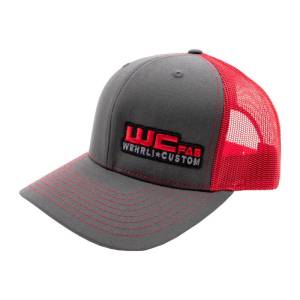 Wehrli Custom Fabrication Snap Back Hat Charcoal/Red WCFab - WCF100634