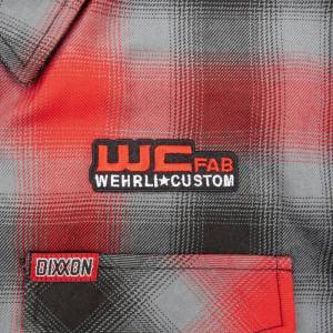 Wehrli Custom Fabrication - Wehrli Custom Fabrication Men's Dixxon Flannel - Red & Grey Plaid, Limited Edition - WCF100307 - Image 2