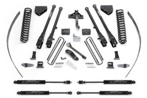 Fabtech 4 Link Lift System w/Stealth Monotube Shocks 8 in. Lift w/o Factory Overload - K2125M