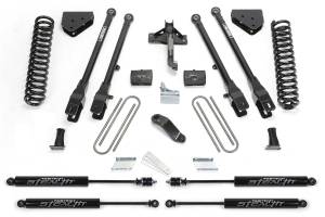 Fabtech 4 Link Lift System w/Stealth Monotube Shocks 6 in. Lift - K2132M