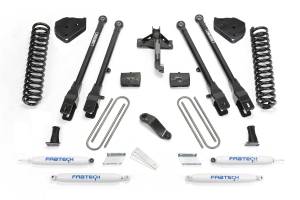 Fabtech 4 Link Lift System 6 in. Lift w/Coils And Performance Shocks - K2337