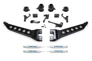 Fabtech Radius Arm Lift System w/Performance Shocks 5 in. Lift Incl. Front/Rear Performance Shocks Side Plates Spacers Front Bump Extensions - K3068