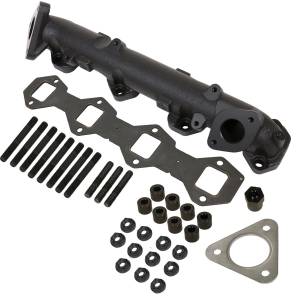 BD Diesel - Exhaust Manifold Right Passenger Side Incl. Manifold/Cross Over Tube/EGR Port High Temp Black Coated - 1043005 - Image 1