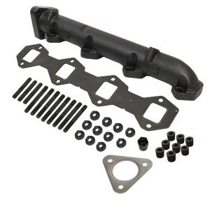 Exhaust Manifold Left Driver Side Incl. Manifold/Cross Over Tube/EGR Port High Temp Black Coated - 1043006