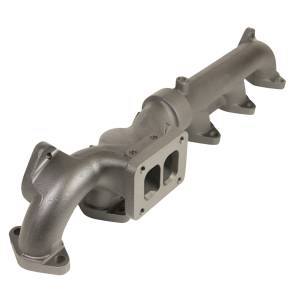 BD Diesel - Exhaust Manifold Performance Replacement For Use w/T4 Mount Turbochargers Incl. Manifold/Studs/Plug 1/8 in. NPT/Nut - 1045965-T4 - Image 3