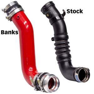 Banks Power - Banks Power Boost Tube Upgrade Kit  3.5 in.  Red Powder Coated  Set  - 25999 - Image 6