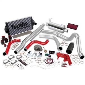 Banks Power PowerPack System  Single Exh  S/S-Black Tip-1999 Ford 7.3L F250/350  Man - 47528-B