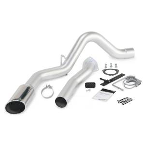 Banks Power - Banks Power Monster Exhaust System  Single  S/S-Chrome Tip-07-10 Chevy 6.6L LMM  ECSB-CCLB - 47784 - Image 1