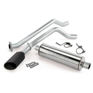 Banks Power Monster Exhaust System  Single-Side Exit  S/S-Black Tip-2012-2013 Chevy 5.3L  ECSB  FFV - 48354-B