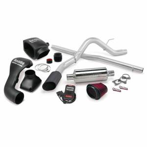 Banks Power Stinger System  Single Exh  S/S-Black Tip-2004-08 Ford 5.4L  F-150  CCSB - 48485-B