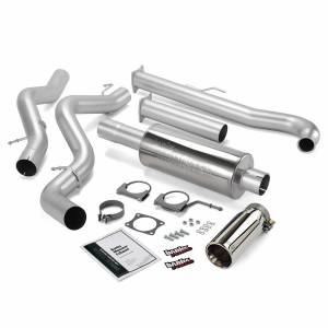 Banks Power Monster Exhaust System  S/S-Chrome Tip-2001-04 Chevy 6.6L Sclb - 48628