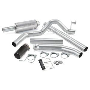Banks Power - Banks Power Monster Exhaust System  S/S-Black Tip-1998-02 Dodge 5.9L Ext Cab - 48636-B