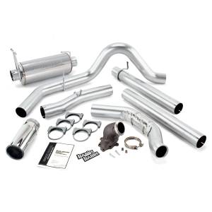Banks Power Monster Exhaust W/Power Elbow  S/S-Chrome Tip-2000-03 Ford 7.3L  Excursion - 48654
