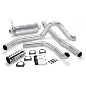 Banks Power Monster Exhaust System  S/S-Chrome Tip-1999 Ford 7.3L  Truck  Cat - 48655