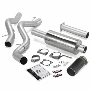 Banks Power Monster Exhaust System  S/S-Black Tip-2006-07 Chevy 6.6L  Eclb - 48940-B