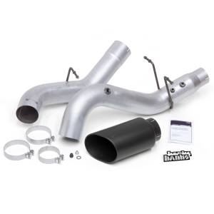 Banks Power - Banks Power Monster Exhaust System  5.0in.  S/S-Black Tip  2017-2019 Silverado L5P - 48996-B - Image 1