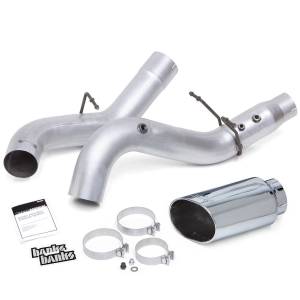 Banks Power - Banks Power Monster® Exhaust System  5 in. Inlet  Single Exit  6.5 in. SideKick Polished Tip  - 48997