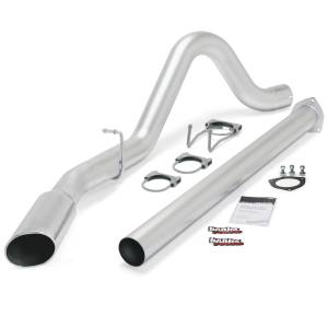 Banks Power Monster Exhaust  Single  S/S-Chrome Tip-11-13 Ford 6.7L F250-350/2014 F-450-CCSB-CCLB  SRW - 49788