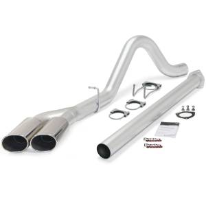 Banks Power Monster Exhaust  Sngl-Dual  S/S-Chrome Tips-11-13 Ford 6.7L F250-350/2014 F-450-CCSB-CCLB  SRW - 49789