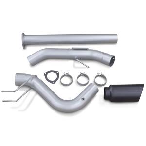Banks Power Monster Exhaust  4.0in. 2017-2019 Ford 6.7L Exhaust  Black Tip - 49794-B