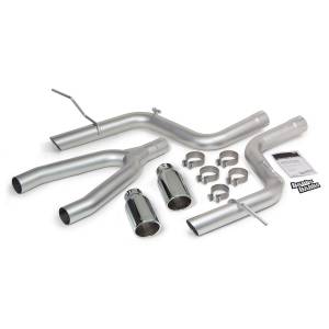 Banks Power Monster Exhaust System  S/S-Chrome Tips-2014-2015 Jeep Grand Cherokee  3.0L Dsl - 51364