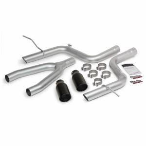 Banks Power Monster Exhaust System  S/S-Black Tips-2014-2015 Jeep Grand Cherokee  3.0L Dsl - 51364-B