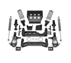 ReadyLift Big Lift Kit w/Shocks 7 in. Lift For Cast Steel OE Upper Control Arms w/Falcon 1.1 Monotube Shocks - 44-34710