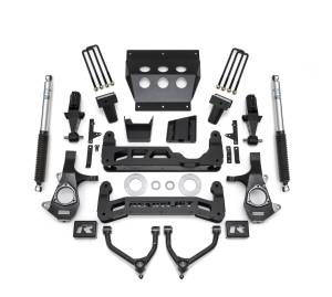 ReadyLift Big Lift Kit w/Shocks 7 in. Front Lift w/Bilstein Shocks w/Upper Control Arms for Stamped Steel OE Upper Control Arm - 44-3472