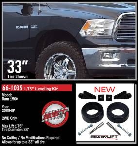 ReadyLift - ReadyLift Front Leveling Kit 1.75 in. Lift w/Coil Spacers Allows Up To 33 in. Tire - 66-1035 - Image 2