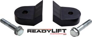 ReadyLift Front Leveling Kit 1.5 in. Lift w/Stage 1 Coil Spacers Allows Up To 35 in. Tire Billet Aluminum Construction w/Black Finish - 66-2111