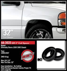 ReadyLift - ReadyLift Front Leveling Kit 2 in. Lift w/Coil Spacers Allows Up To 32.5 in. Tire - 66-3025 - Image 3