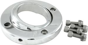 Borgeson Swivel Floor Mount For 1 3/4in. Steering Column Polished Aluminum - 909002