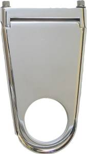 Borgeson Column Drop Blank Style 2in. Column X 3in. Drop Polished Aluminum - 911203