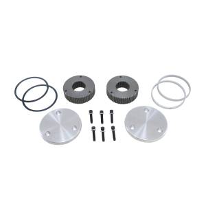 Yukon Hardcore Drive Flange Kit Dana 60 35spl Outer Stubs w/Non-Engraved Caps - YHC50006