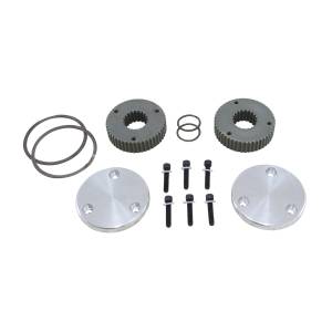 Yukon Hardcore Drive Flange Kit Dana 44 19spl Outer Stubs w/Non-Engraved Caps - YHC50008