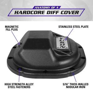 Yukon Gear - Yukon Hardcore Nodular Iron Cover for 8.8in. Ford - YHCC-F8.8 - Image 6