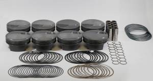 Mahle - Mahle MS Piston Set BBC 505ci 4.350in Bore 4.25in Stroke 6.385in Rod .990 Pin 43cc 13.2 CR Set of 8 - 929906750 - Image 2